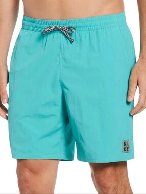 Nike Solid Icon Volly Swim Short 7" Swim Trunk Teal Streetwear Retro Stretch